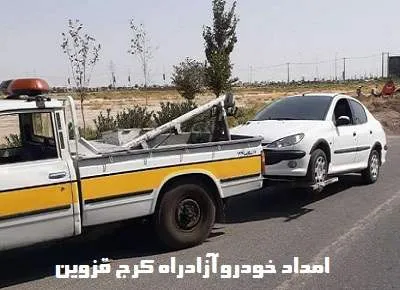 یدک کشی در اتوبان کرج قزوین